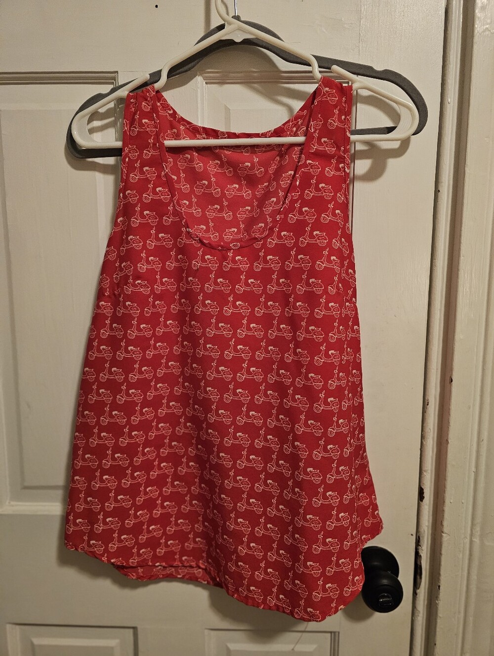 Girls' Hot Pink Scooter Sleeveless Top